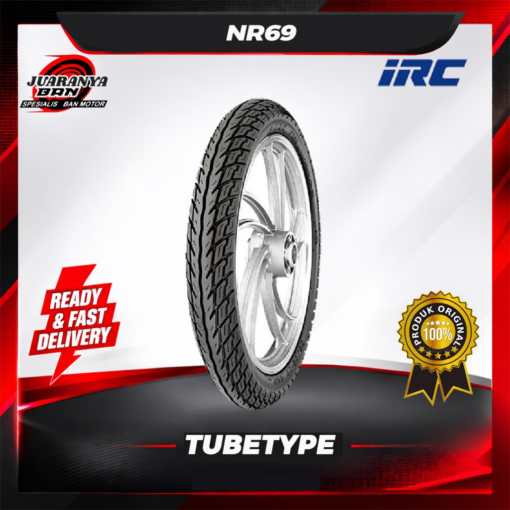 Ban motor bebek IRC NR69 70 90 17 supra revo tubetype