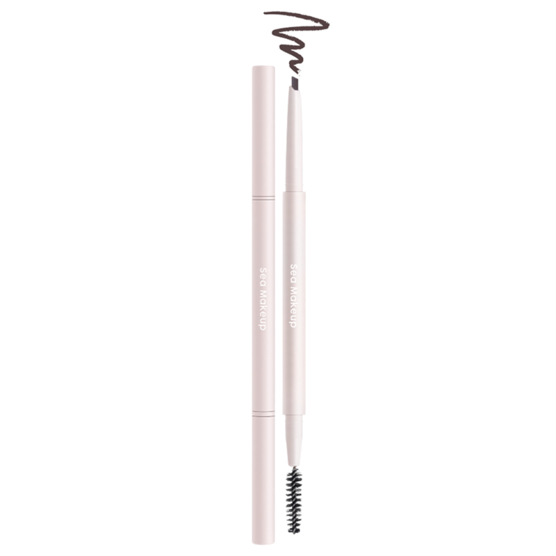 Aster Kosmetik - Sea Makeup Browstage Micro Pencil 2in1 - Pensil Alis