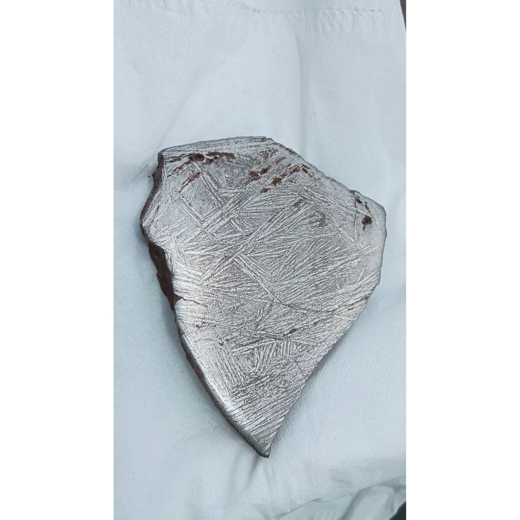 specimen Iron meteorite Batu meteor besi aji