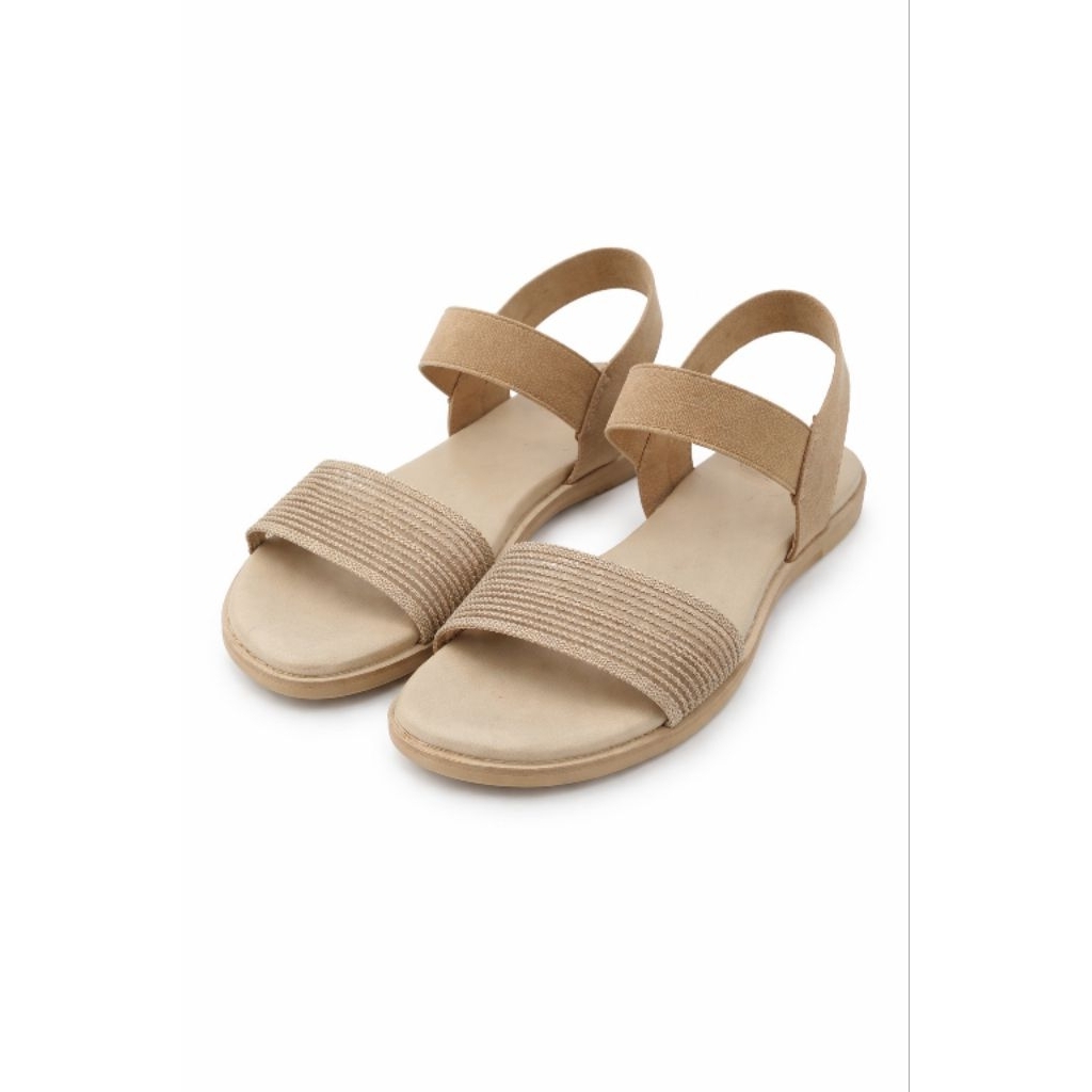 sepatu sandal wanita fladeo warna cream uk 38