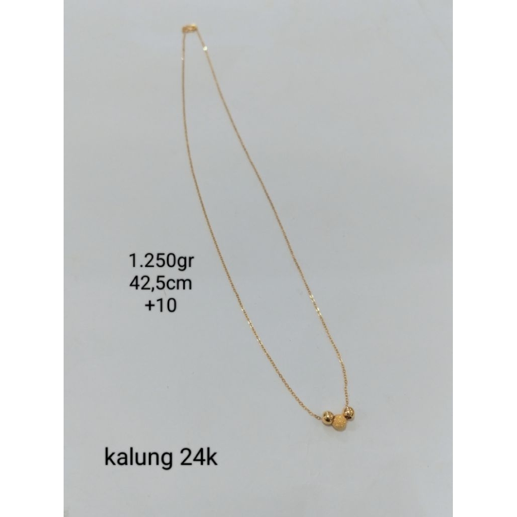 kalung emas 24 karat