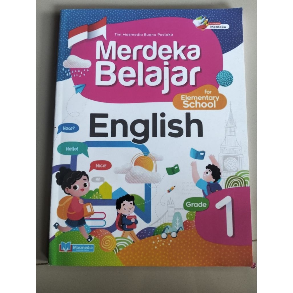buku bahasa Inggris kelas 1 SD masmedia