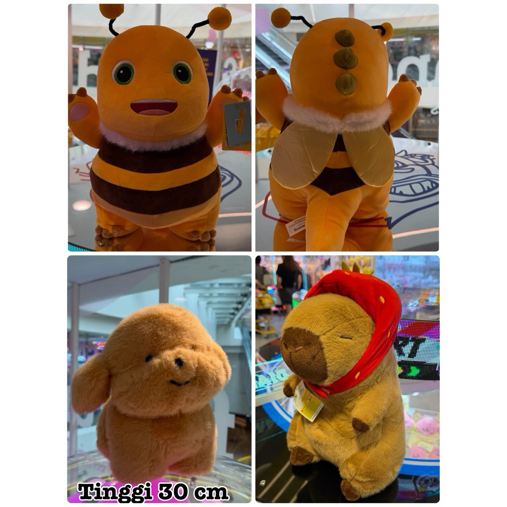 Boneka capit ohsome / kkv / beruang / gajah / kucing / anjing / babi / capybara / tupai / Bebek / ca