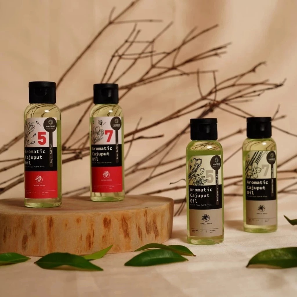 HABBIE MINYAK KAYU PUTIH SAFFRON / MINYAK KAYU PUTIH VANILLA 100ML