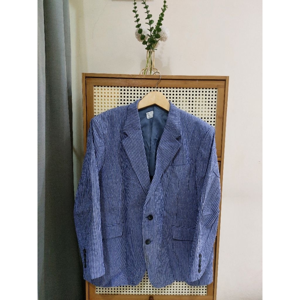 Blazer Salur Biru