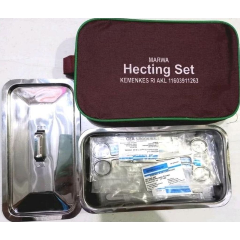 Hecting set lengkap / hecting set marwa / hecting kit