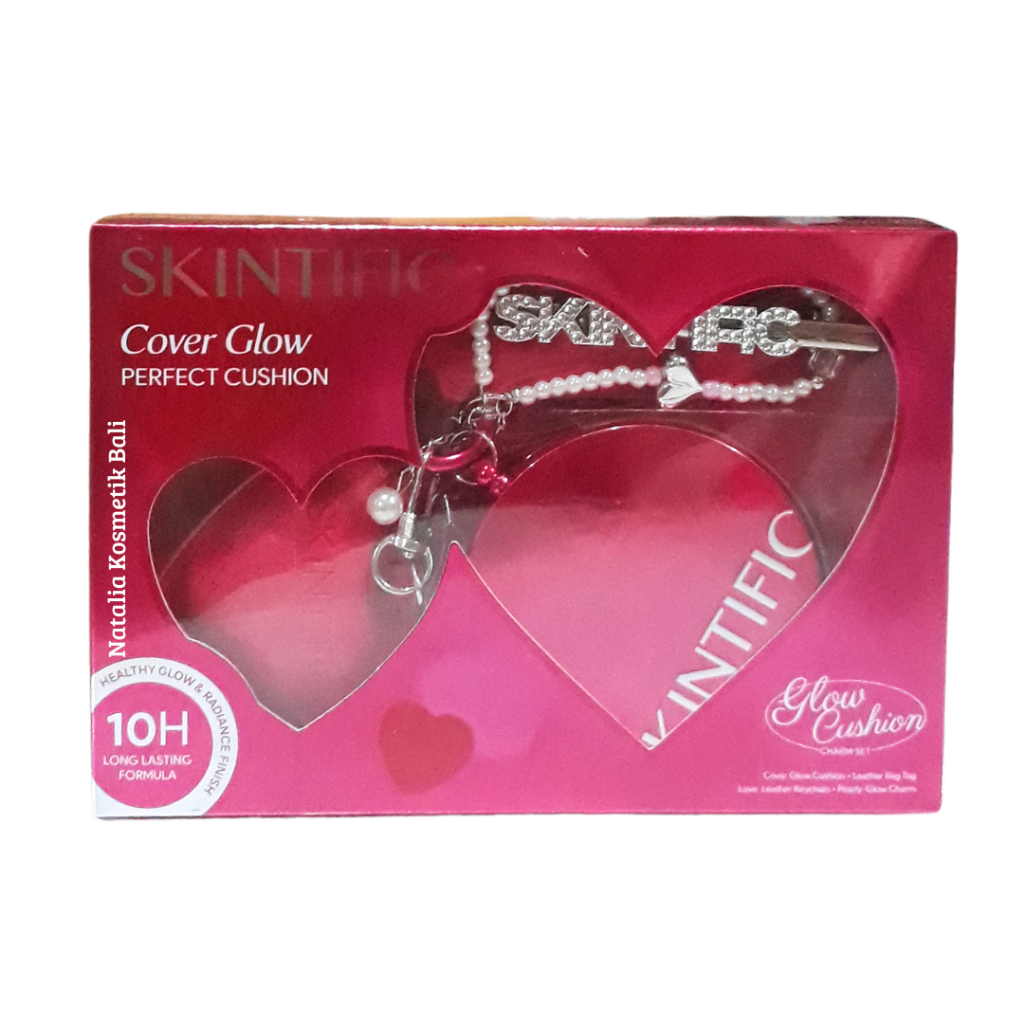 Skintific Cover Glow Perfect Cushion - Charm Set - Paket PINK