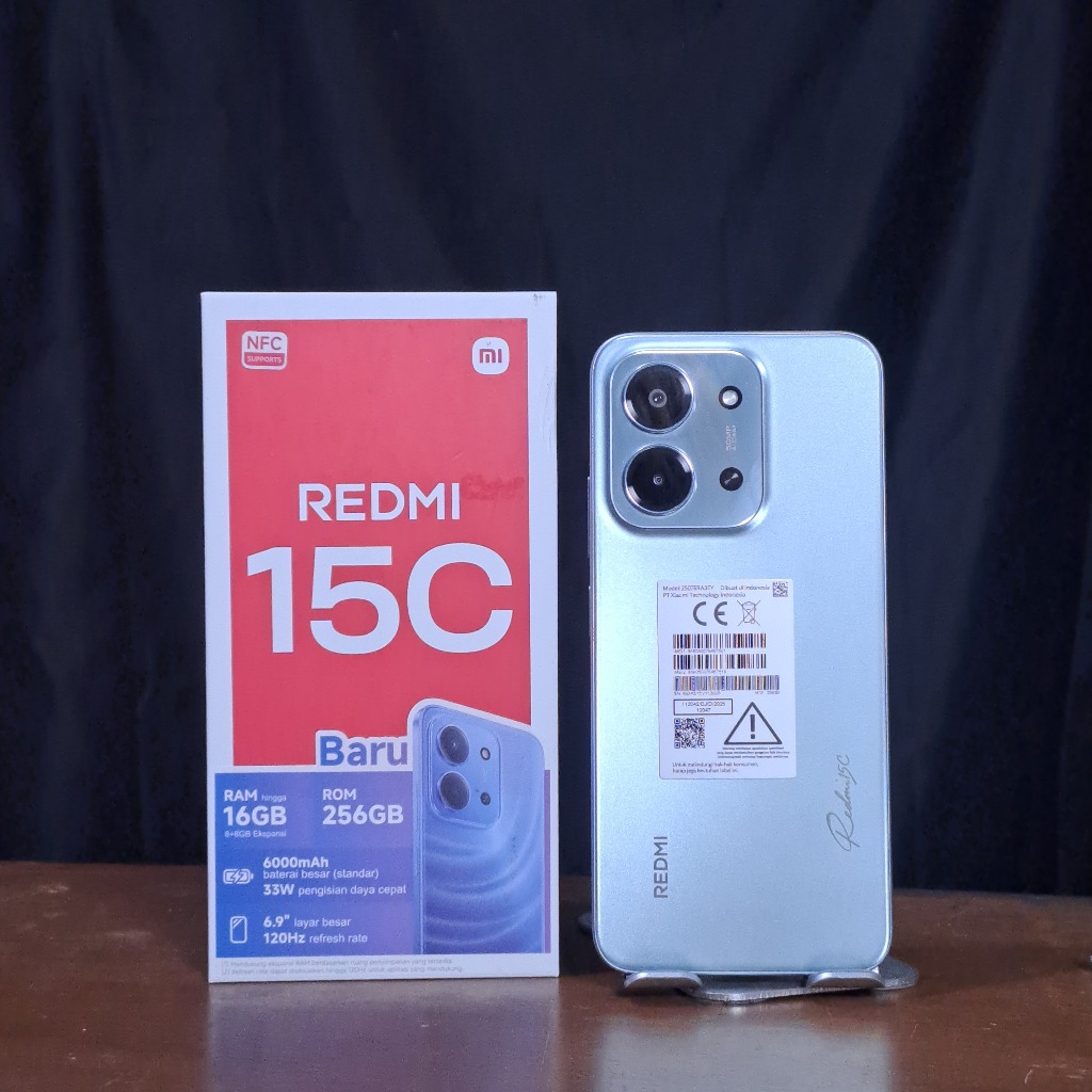 REDMI 15C 8/256GB SECOND FULLSET BERGARANSI