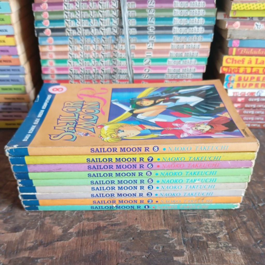 komik SAILORMOON R, warna