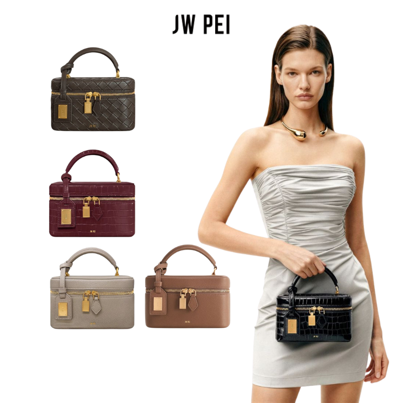 JW PEI Cleo Box Shape Top Handle Bag