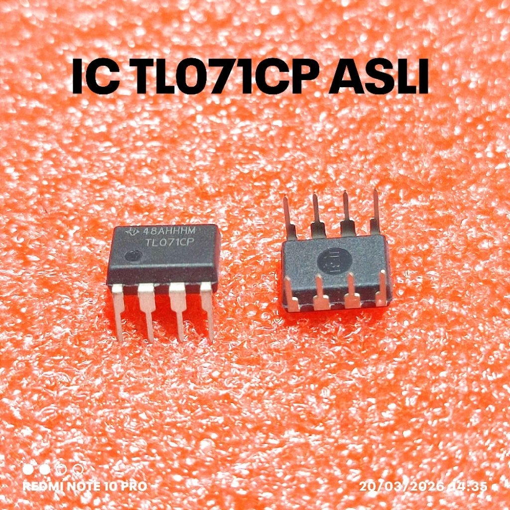 IC TL071CP TL071 CP TL 071 TEXAS ASLI