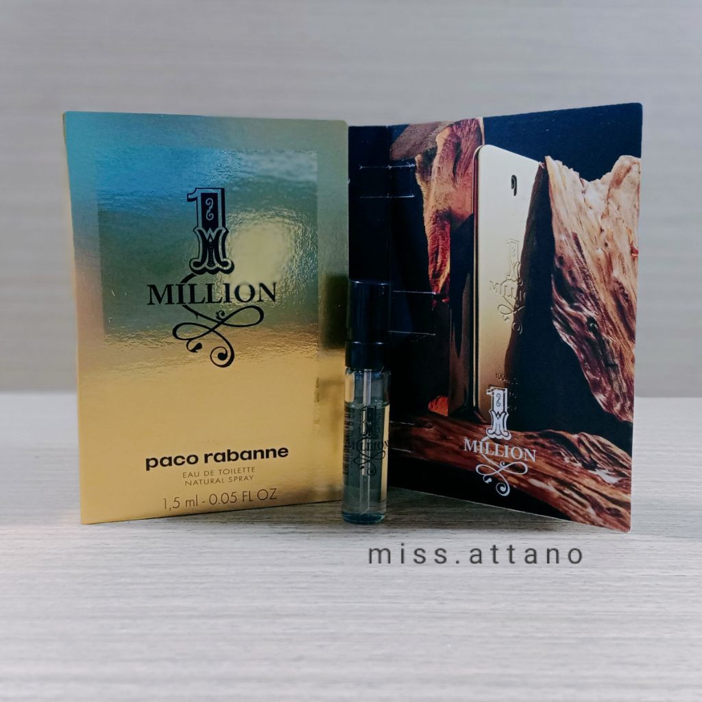 Vial parfum original Paco Rabanne 1 Million