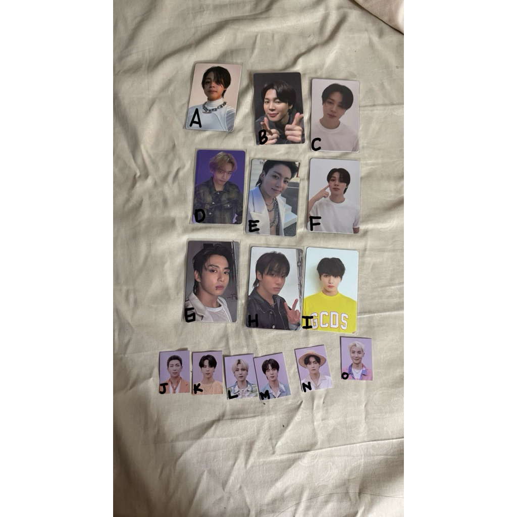 PC BTS JIMIN JUNGKOOK TAEHYUNG FACE LD GOLDEN LAYOVER LUCKYDRAW LOVE YOURSELF LY HER BANGTAN