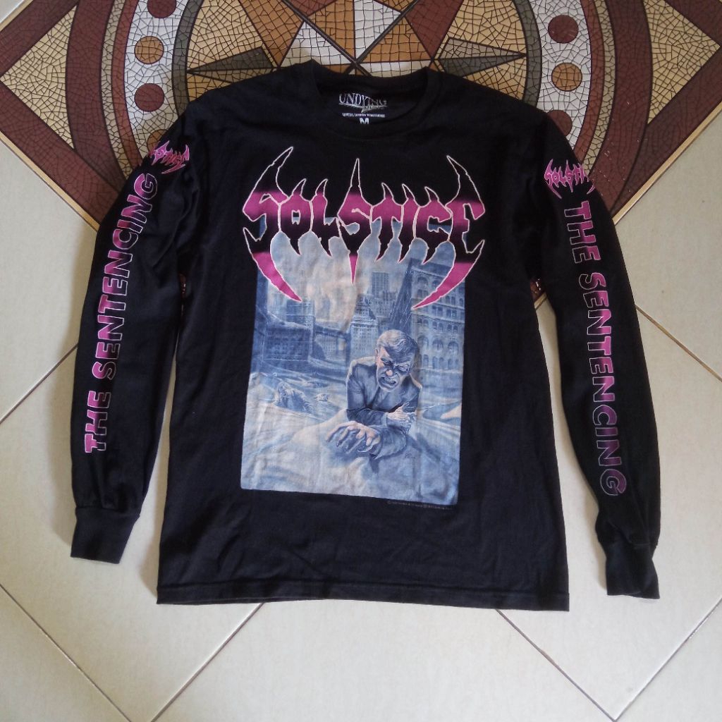 Tshirt Kaos Band Solstice - The Sentencing Rilisan Undying Music 2013