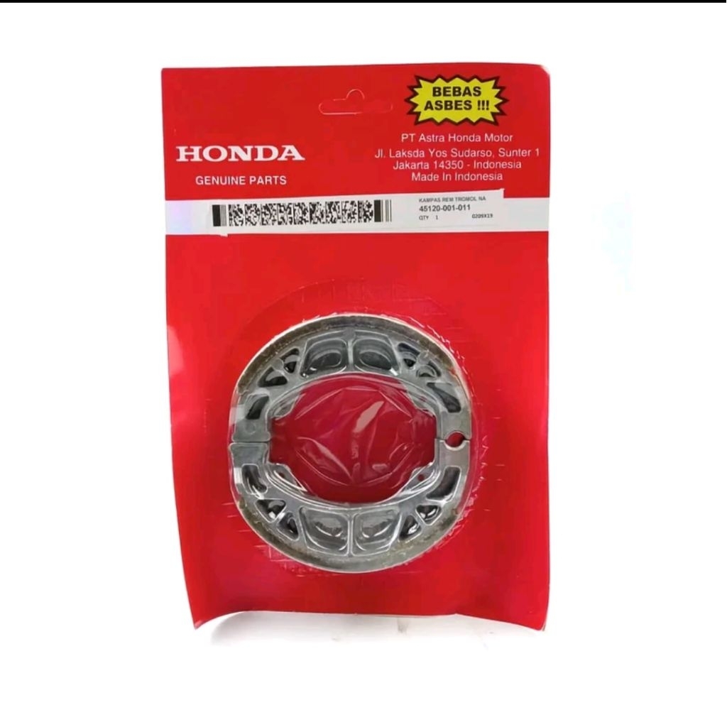 kampas rem supra x lama, kampas rem belakang supra, kampas rem belakang grand, kharisma revo blade