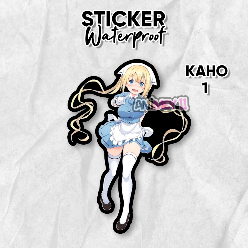 Stiker Kaho Hinata Anime Blend S / Sticker Anime Waterproof