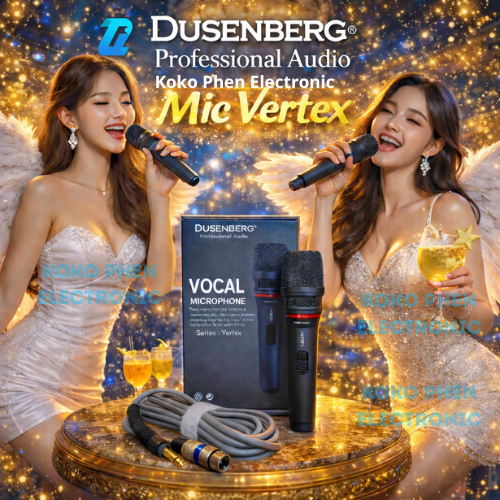 Mic Kabel Vertex DUSENBERG Original Resmi support Semua Amplifier mixer Soundcard Interface Low Nois
