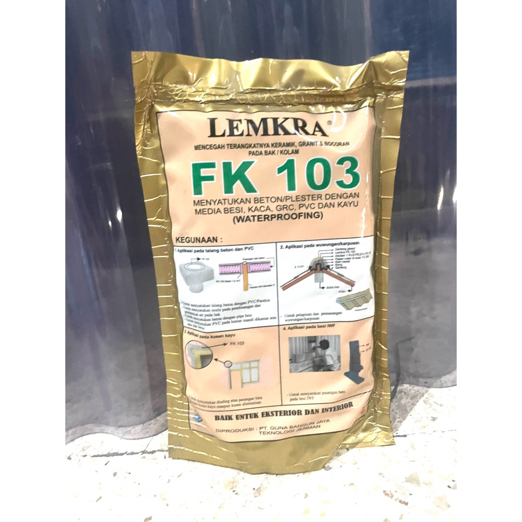 Semen Waterproofing Anti Bocor& Rembes, Semen Keramik bisa untuk Kolam (Lemkra)