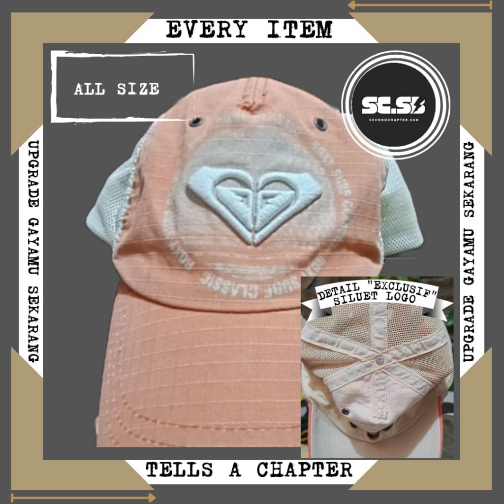 Topi Roxy Original Second | Motif Trucker Cap