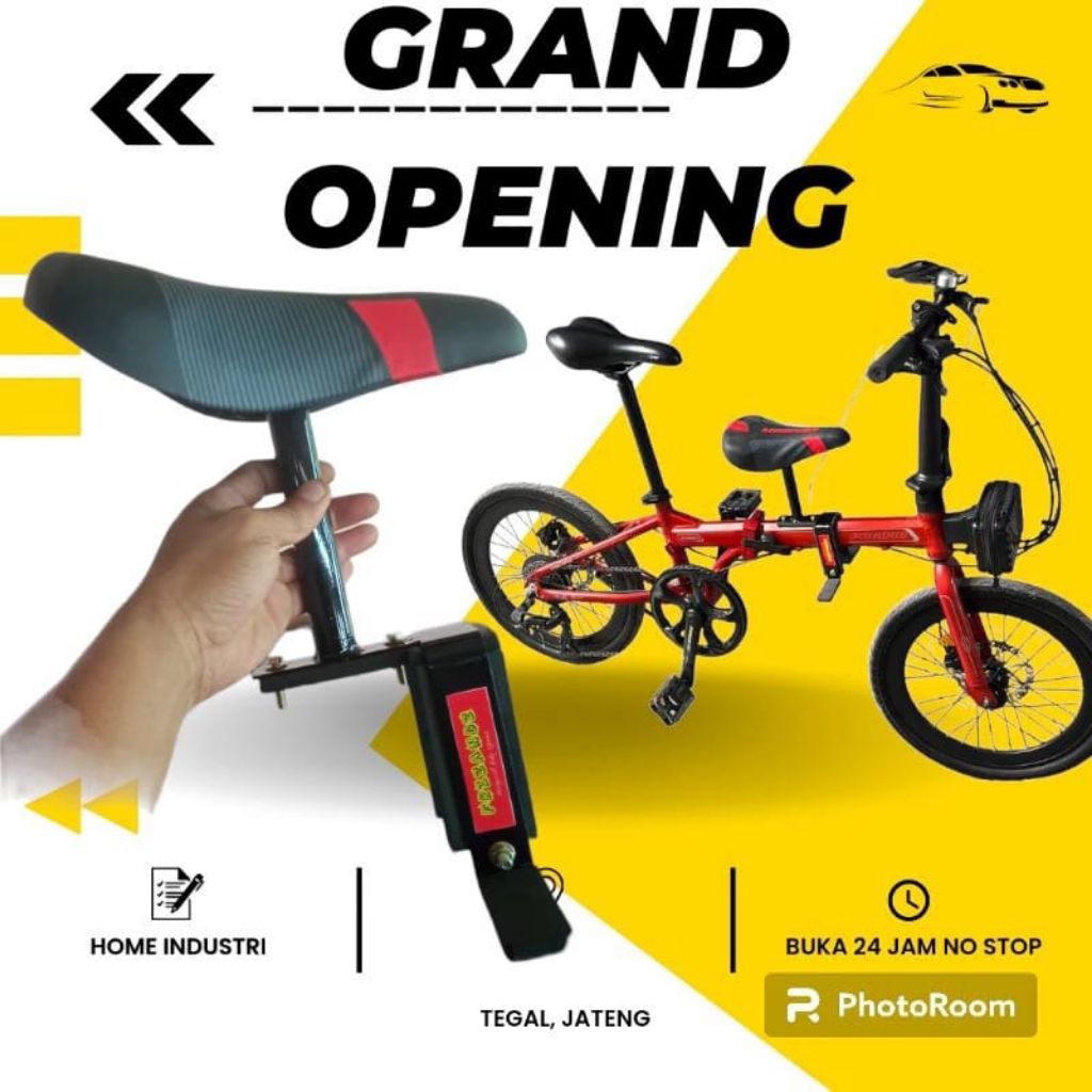 boncengan sepeda lipat depan simple berkualitas terbaik