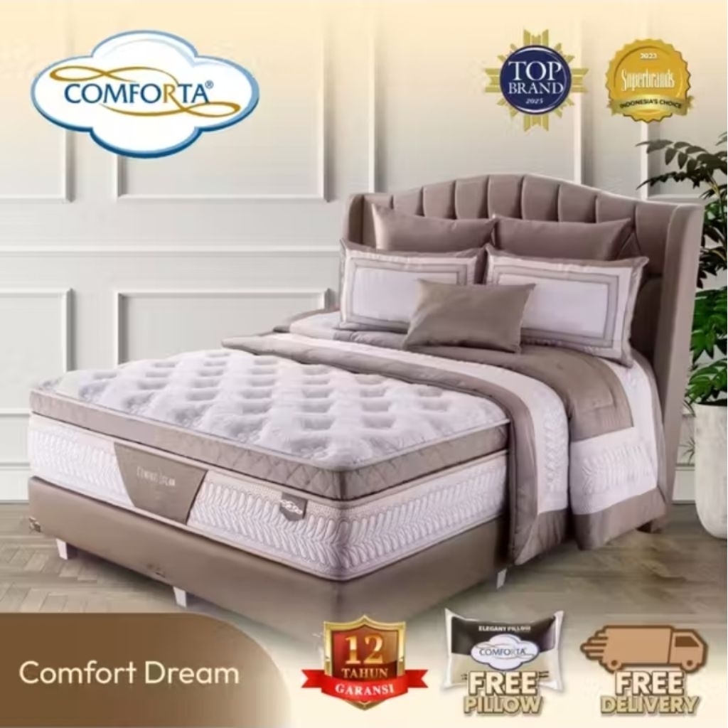 SET SPRING BED COMFORTA COMFORT DREAM