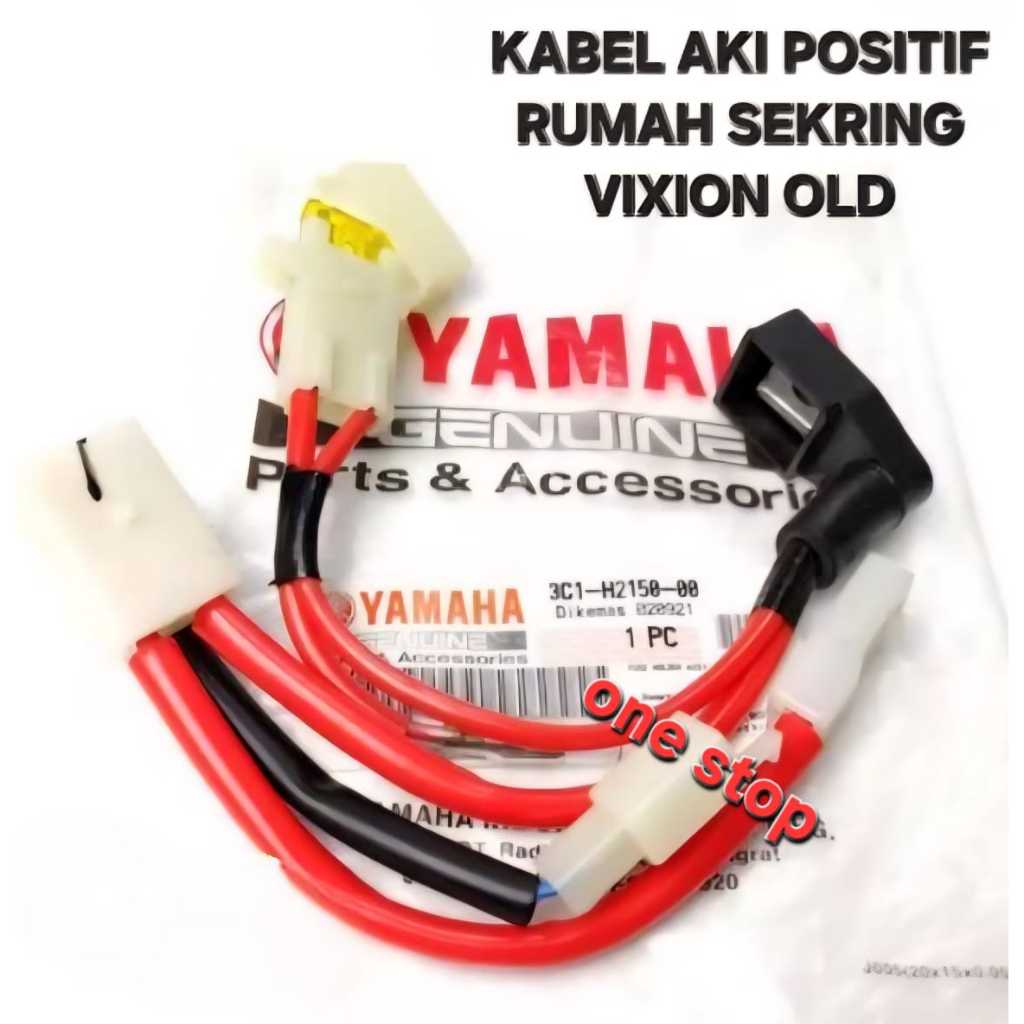 FUSE HOLDER KABEL AKI BATTERY POSITIF (+) VIXION OLD ORIGINAL