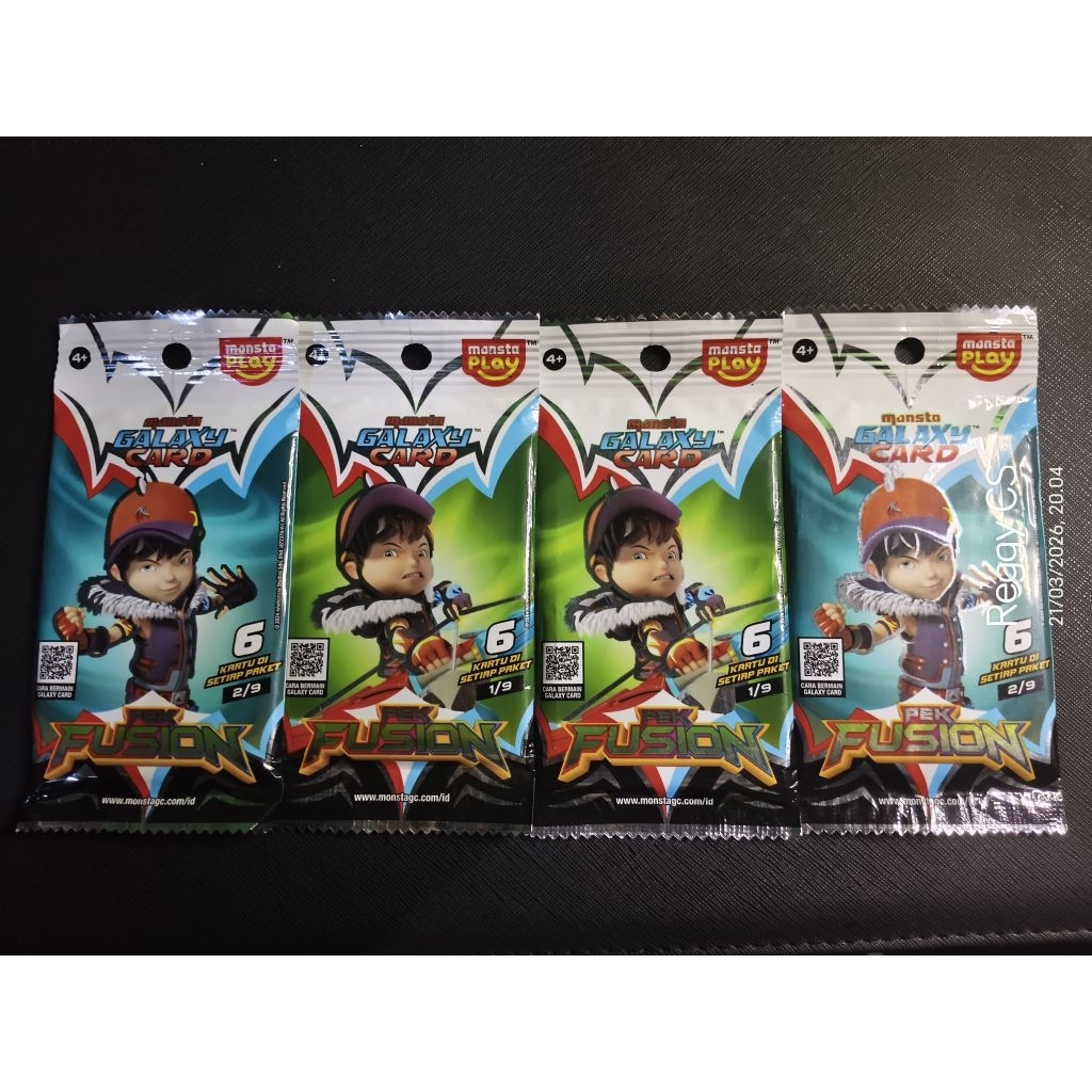 Pek Fusion Boboiboy MONSTA GALAXY CARD