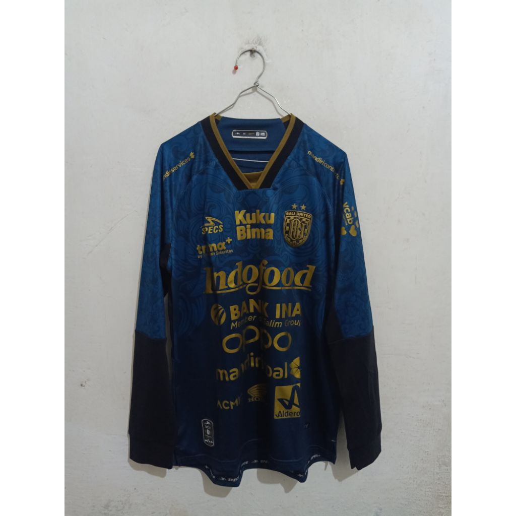 Jersey Bali United Kiper Away Navy Longsleeve Liga 1 2024 2025 Original Specs