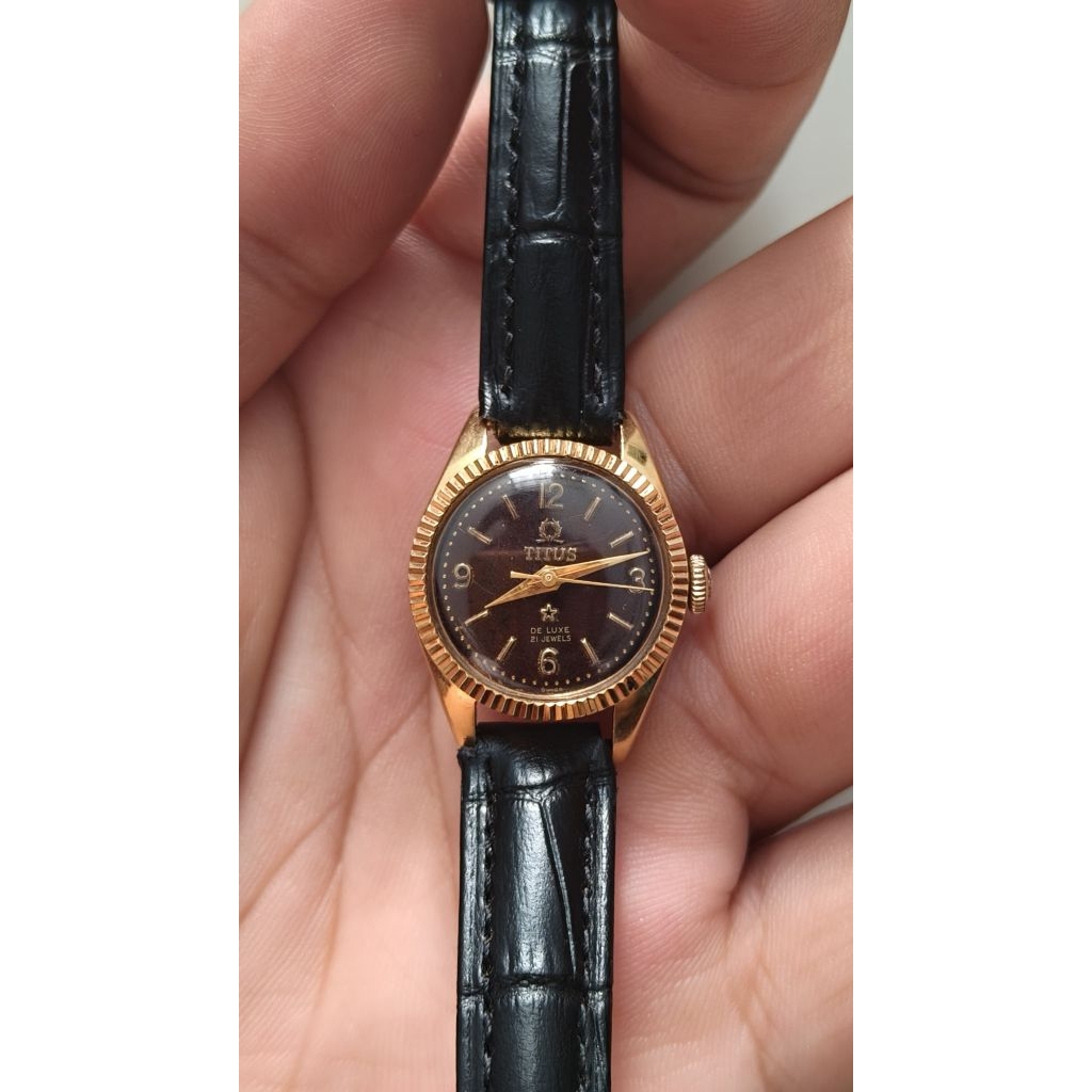 Jam Wanita Titus De Luxe Automatic Swiss ORIGINAL Murah