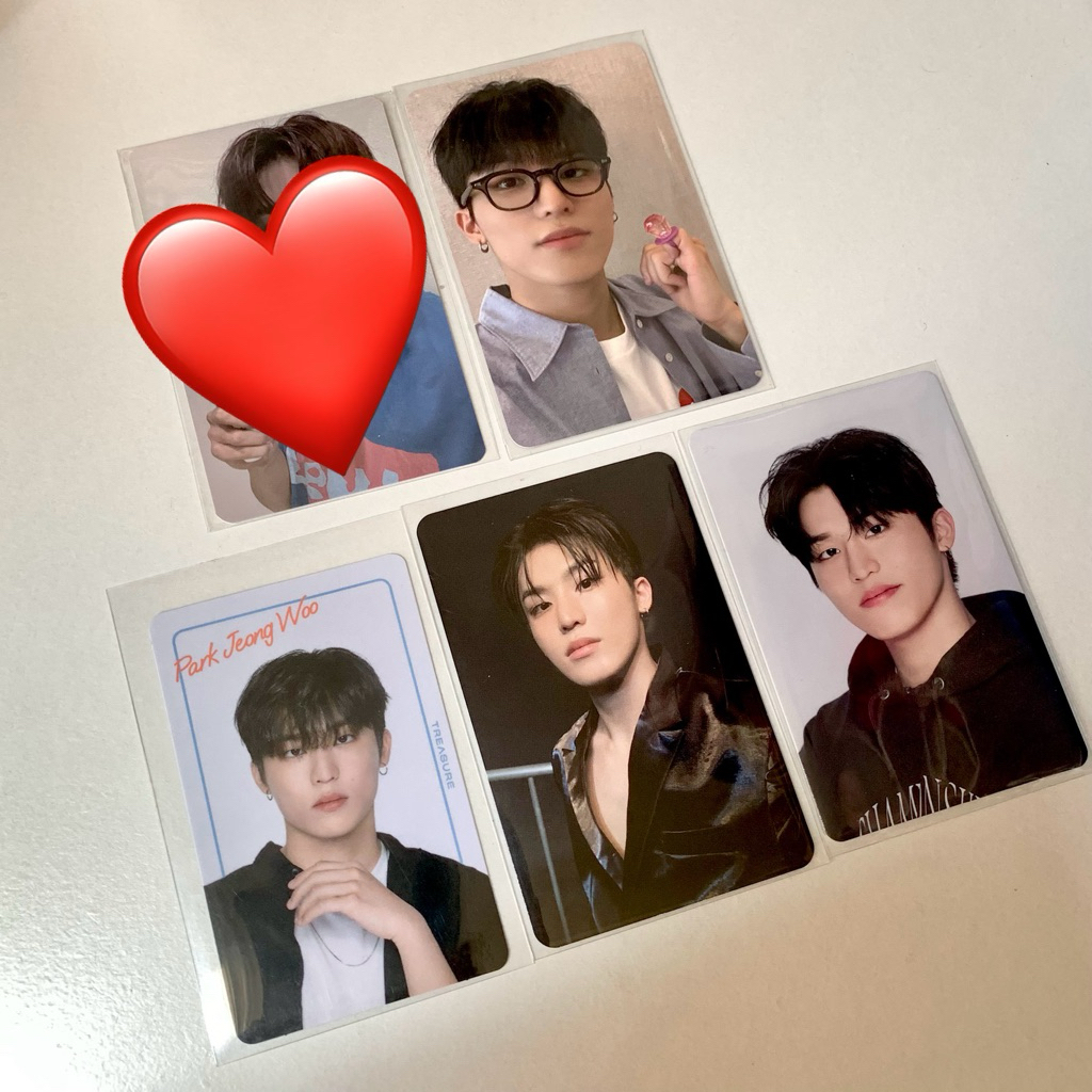 PHOTOCARD JEONGWOO TREASURE MEMKIT VER 3.0 OFFICIAL JEONGWOO DADA [BUNDLE]