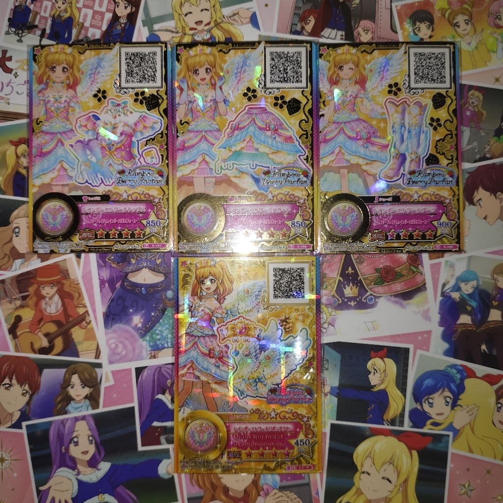 Aikatsu Stars Yume Nijino SPR Rainbow Etoile Earth Coord Star Premium Rare