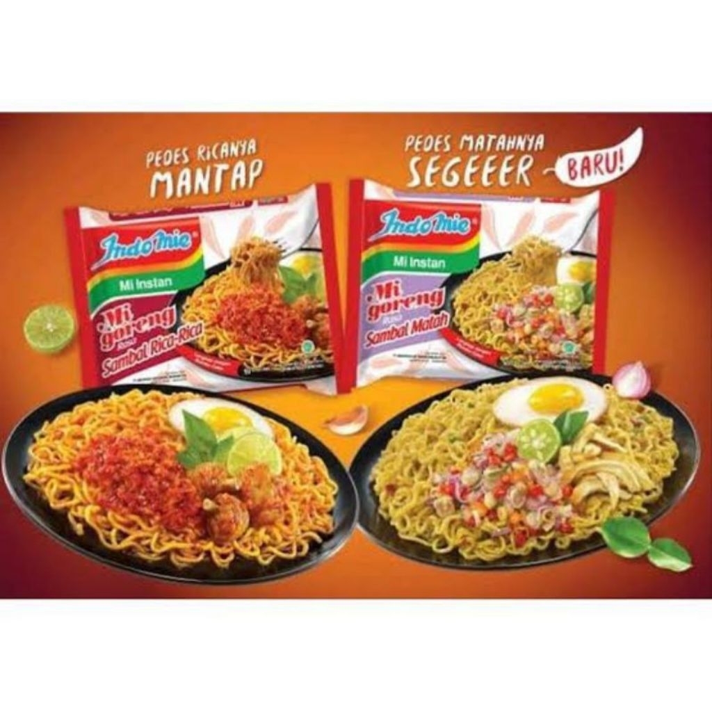 promo beli 2 gratis 1 Indomie goreng sambal matah dan sambal rica rica