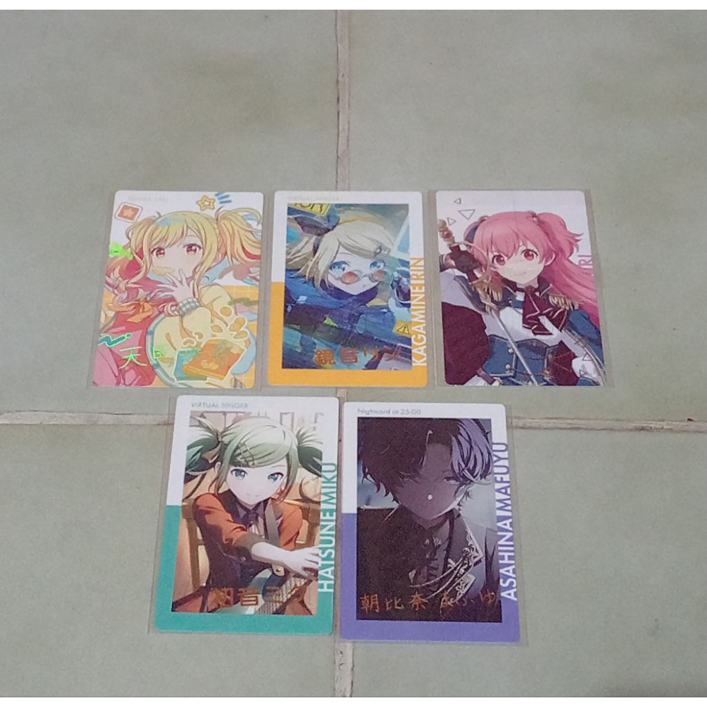 [ FOIL/BENE ] aab prsk epick foil/rare and bene | vbs mmj l/n vs n25 niigo wxs kagamine rin momoi ai