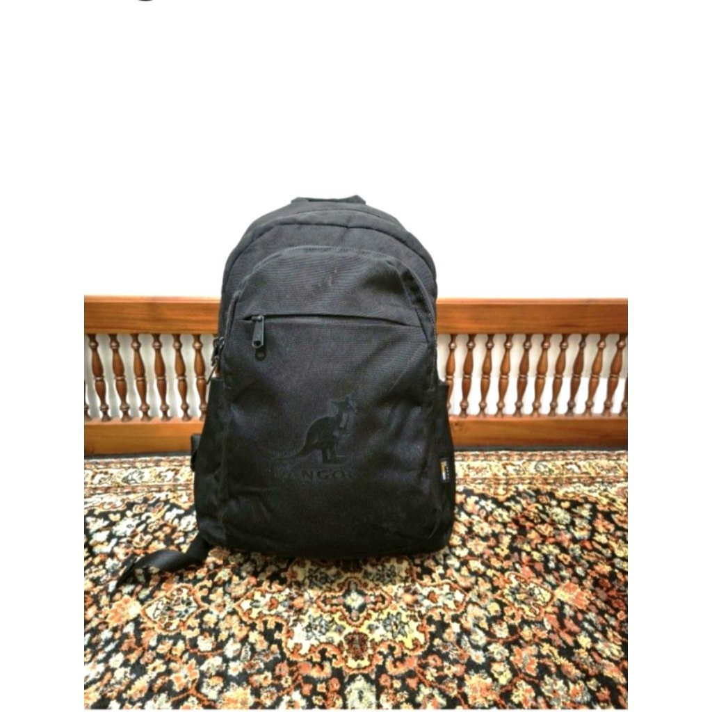 Tas ransel kangol backpack hitam
