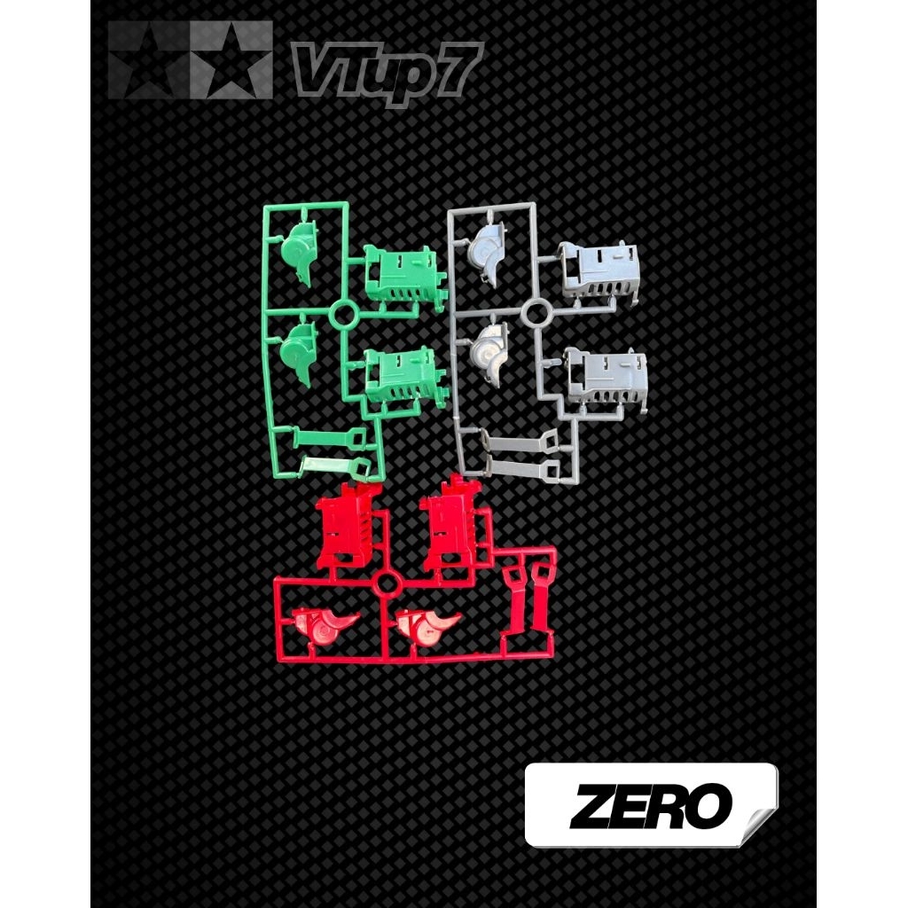 Rep Tamiya, Gearbox Set Mini 4WD/ Dudukan Holder Dinamo