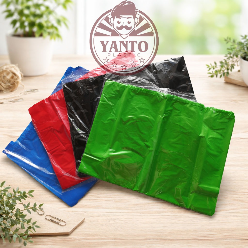 Kresek / Kantong plastik HD jumbo Warna 55x85 tebal 03 / Kresek 55 Warna Tebal 03