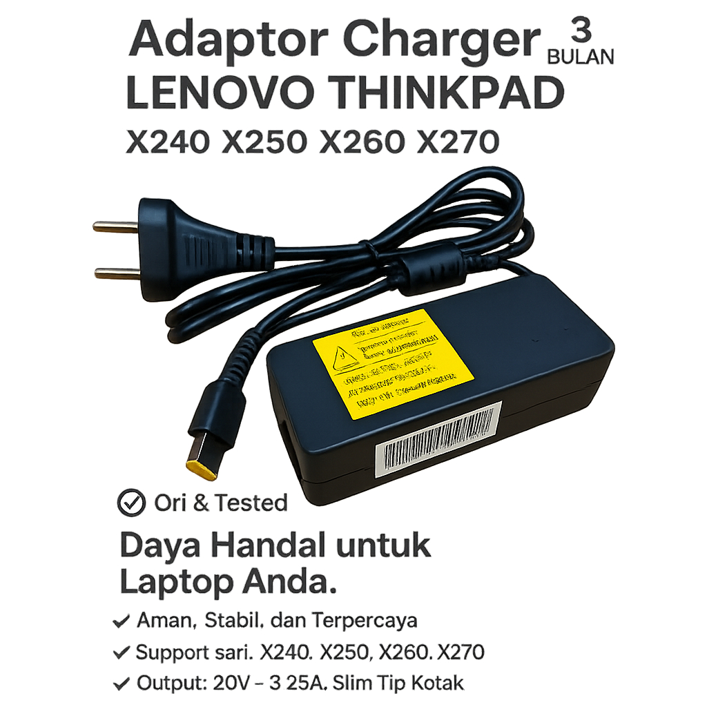 Cara Mengganti Charger Lenovo Laptop 65W