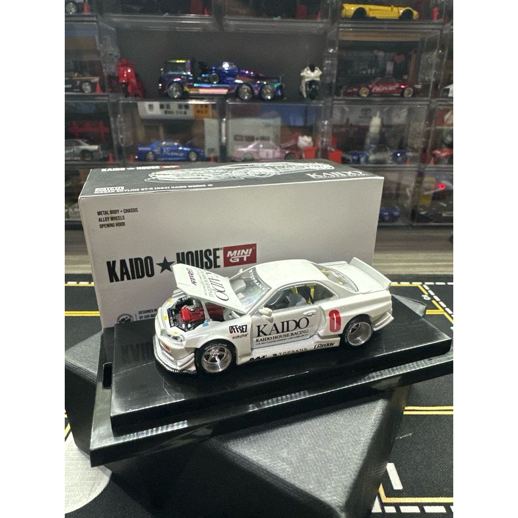 KAIDO HOUSE 049 NISMO NISSAN SKYLINE GTR R-34 PUTIH (WHITE) | UNSEALED