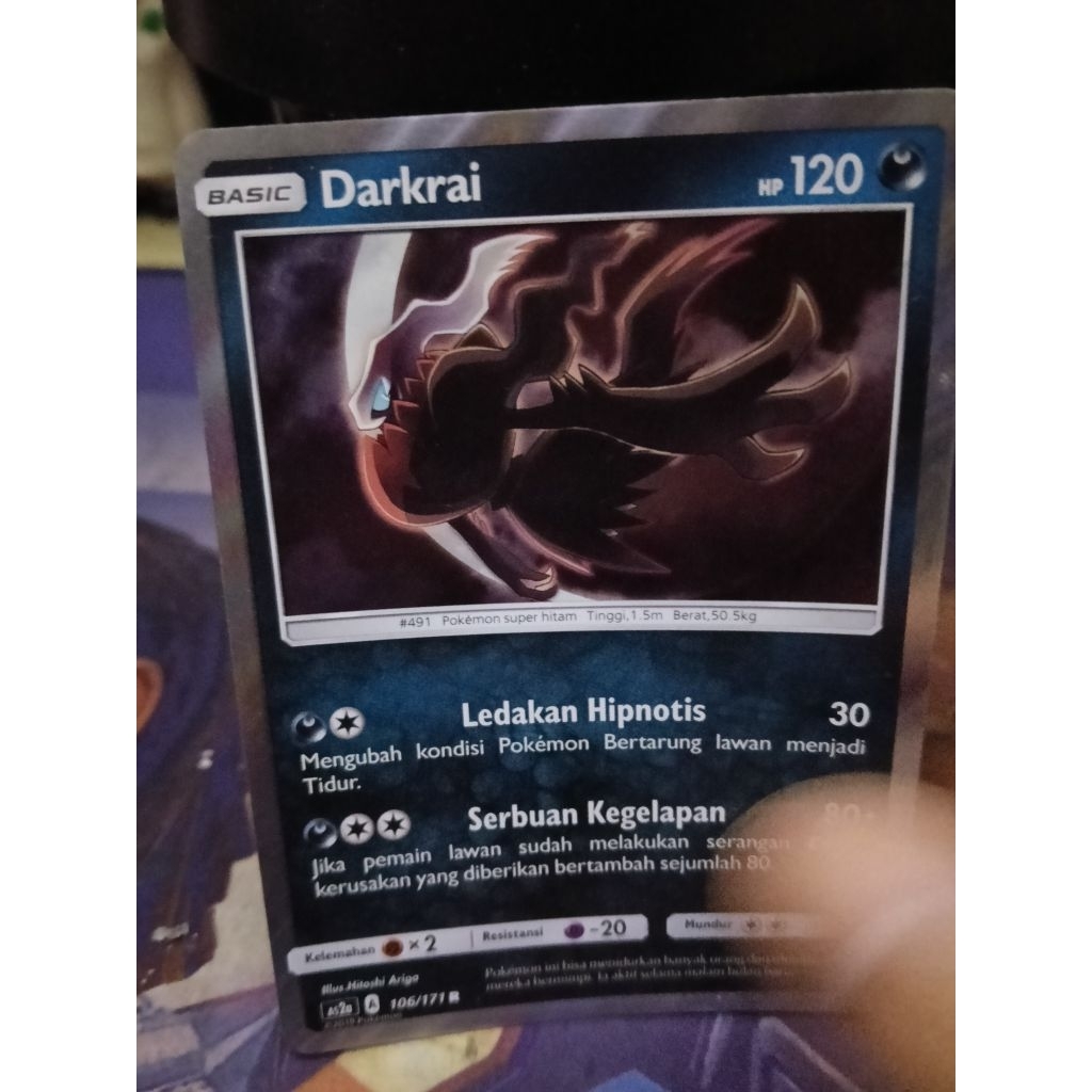 Pokemon TCG Indonesia Darkrai Holo Foil