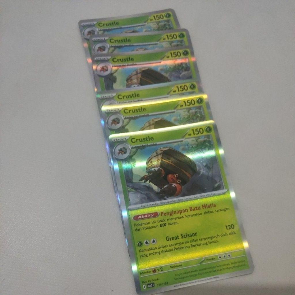 kartu pokemon crustle