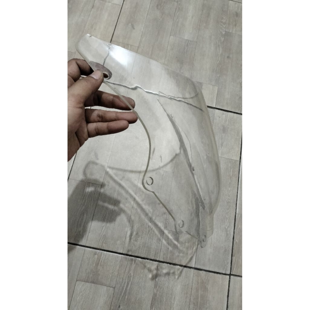 Visor bening ninja rr old/Visor ninja rr old jenong