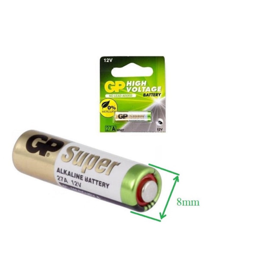 Baterai GP Super Alkaline 27A 12V , GP 27A , GP27A , MN27 , M27