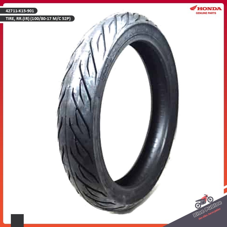 Ban Belakang Honda CB150R StreetFire Tubles - 42711K15901 - TIRE, RR.(IR) (100/80-17 M/C 52P)