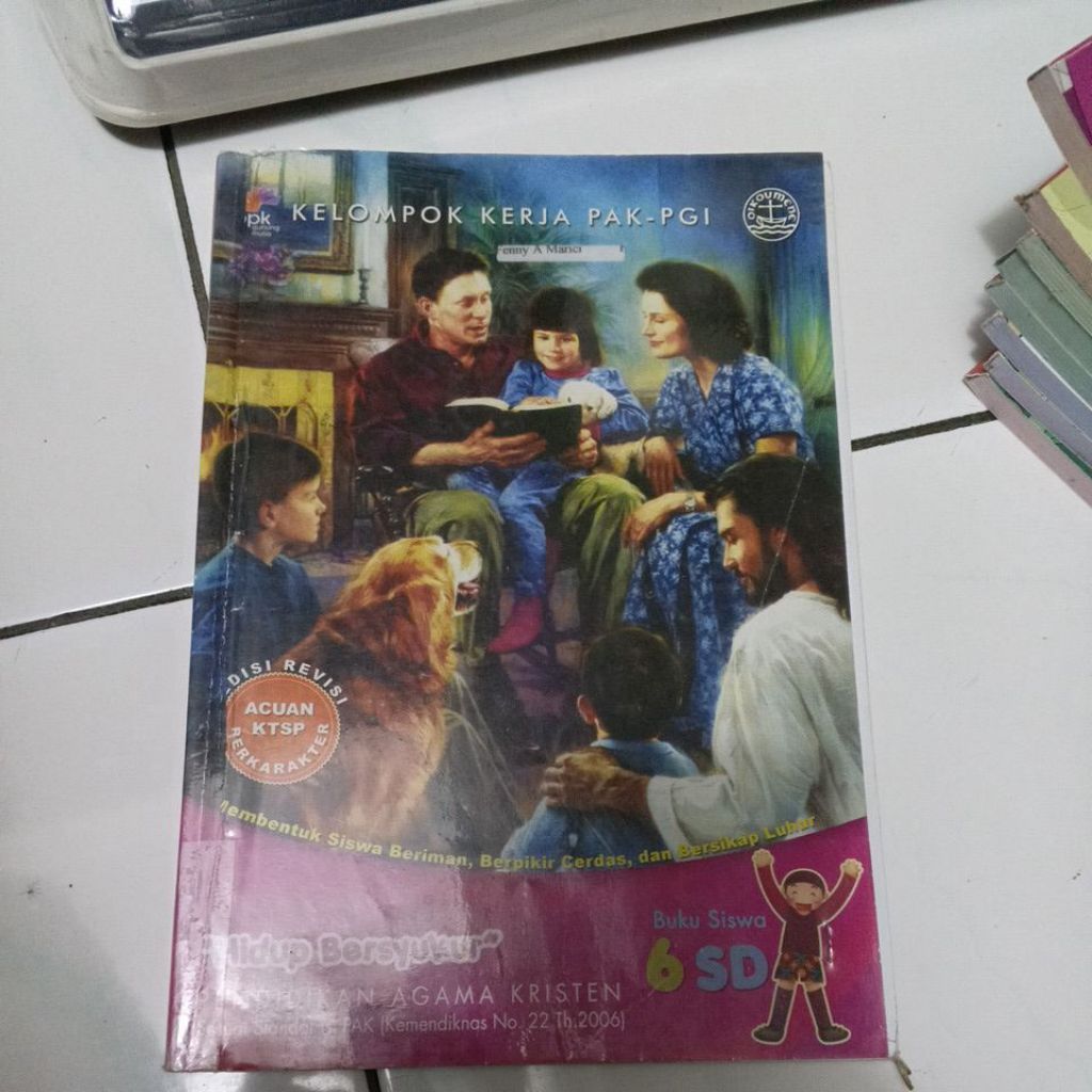 Buku agama kristen kelas 6Sd