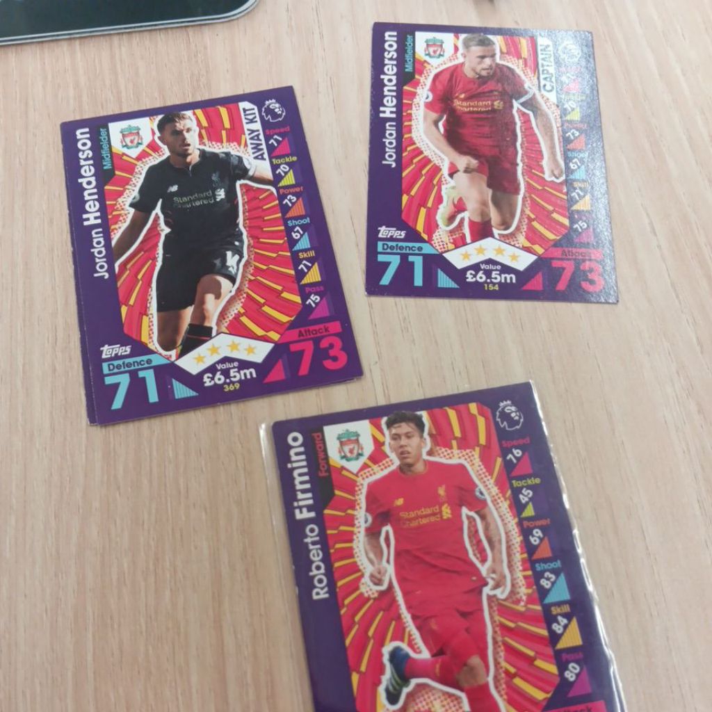 kartu bola match attax epl 2016/2017 Liverpool base card