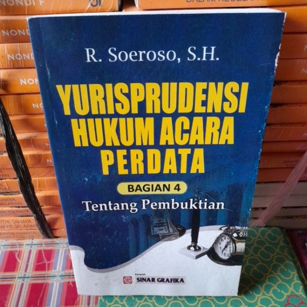 original yurisprudensi hukum acara perdata bagian 4 tentang pembuktian