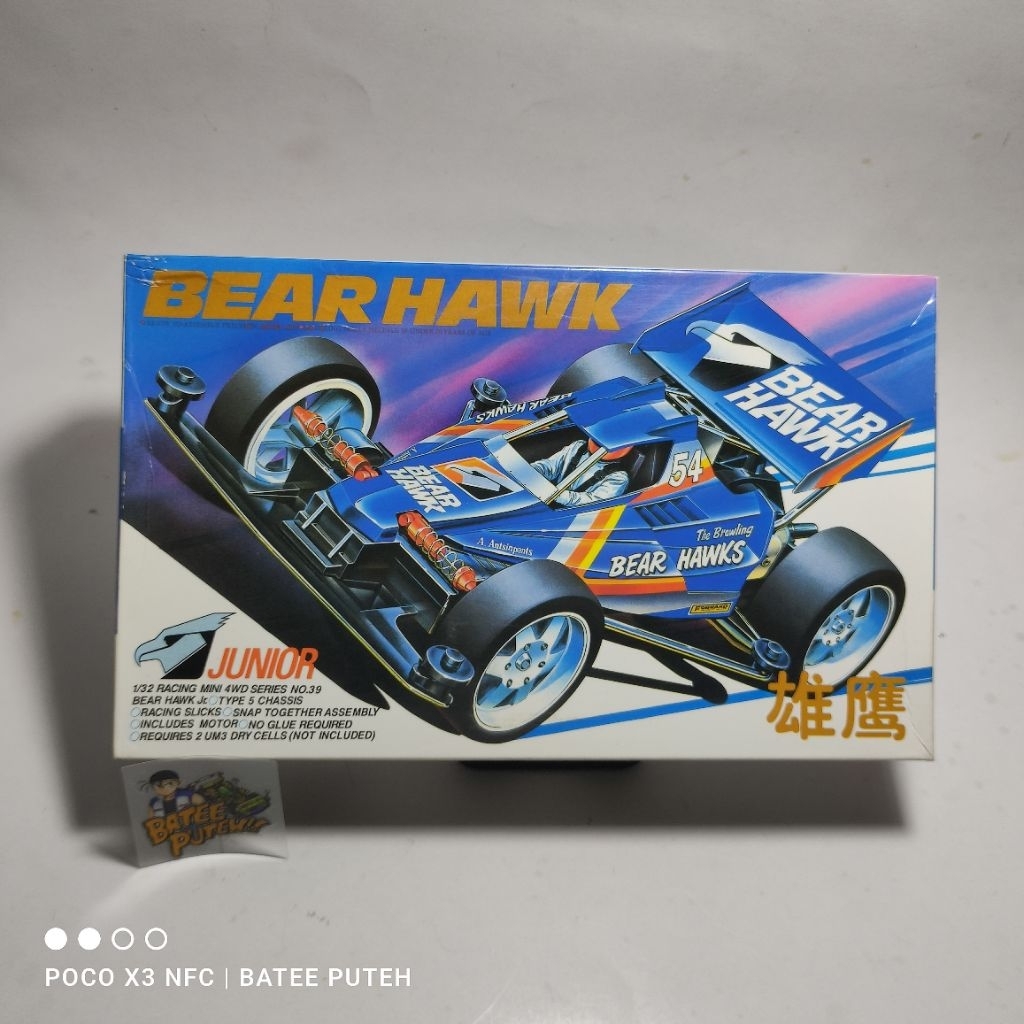 TAMIYA MINI 4WD BEAR HAWK JR RUIZE