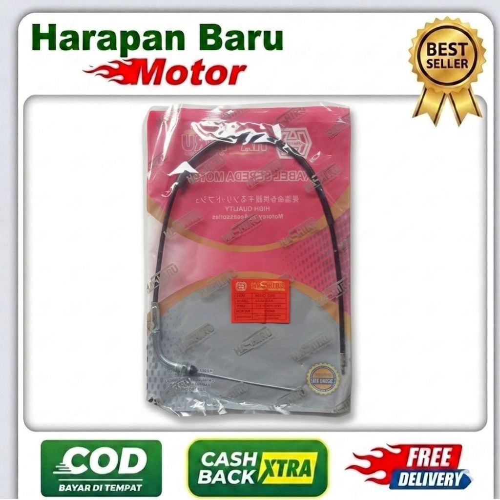 KABEL GAS KARISMA HASHIRU - HARAPAN BARU MOTOR