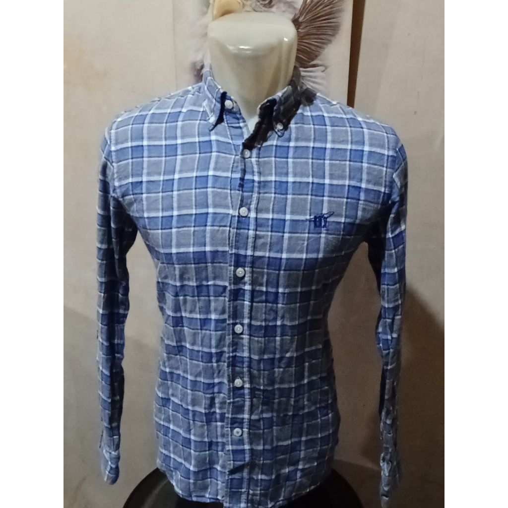 Kemeja Panjang Cowok Henry Cottons Size M