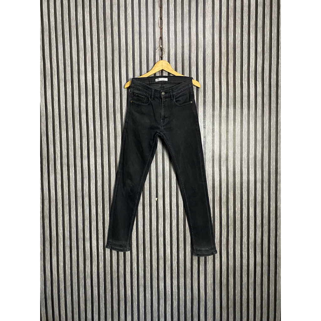 Celana Panjang Jeans Pria ZARA BLACKWASH (LIMITED EDITION)